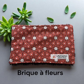 Lingettes réutilisables lavables en coton – Lot de 7