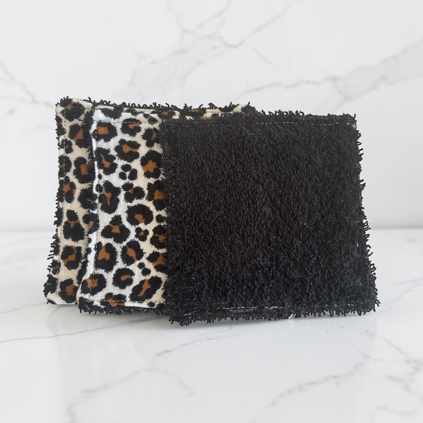 Lingettes réutilisables lavables en coton – Lot de 7