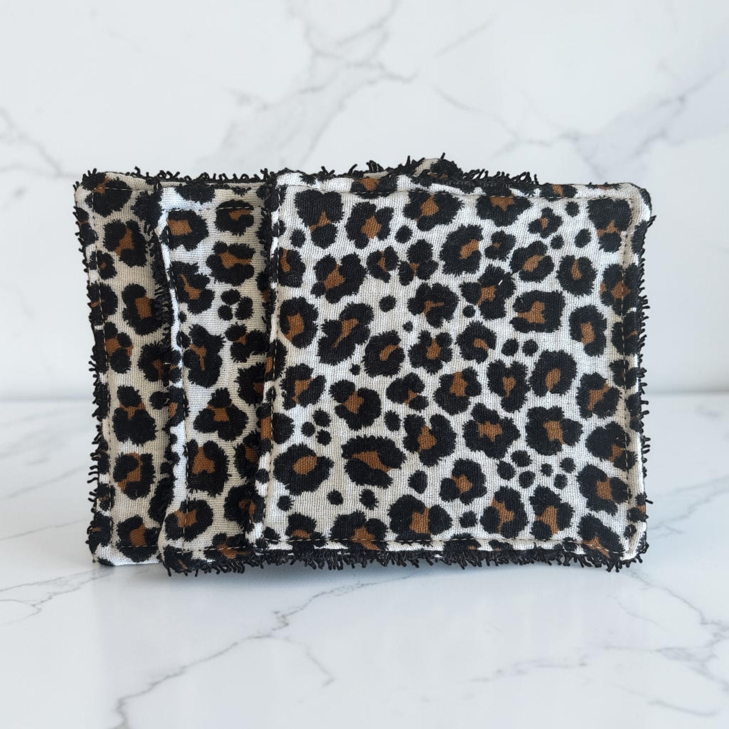 Lingettes réutilisables lavables en coton – Lot de 7