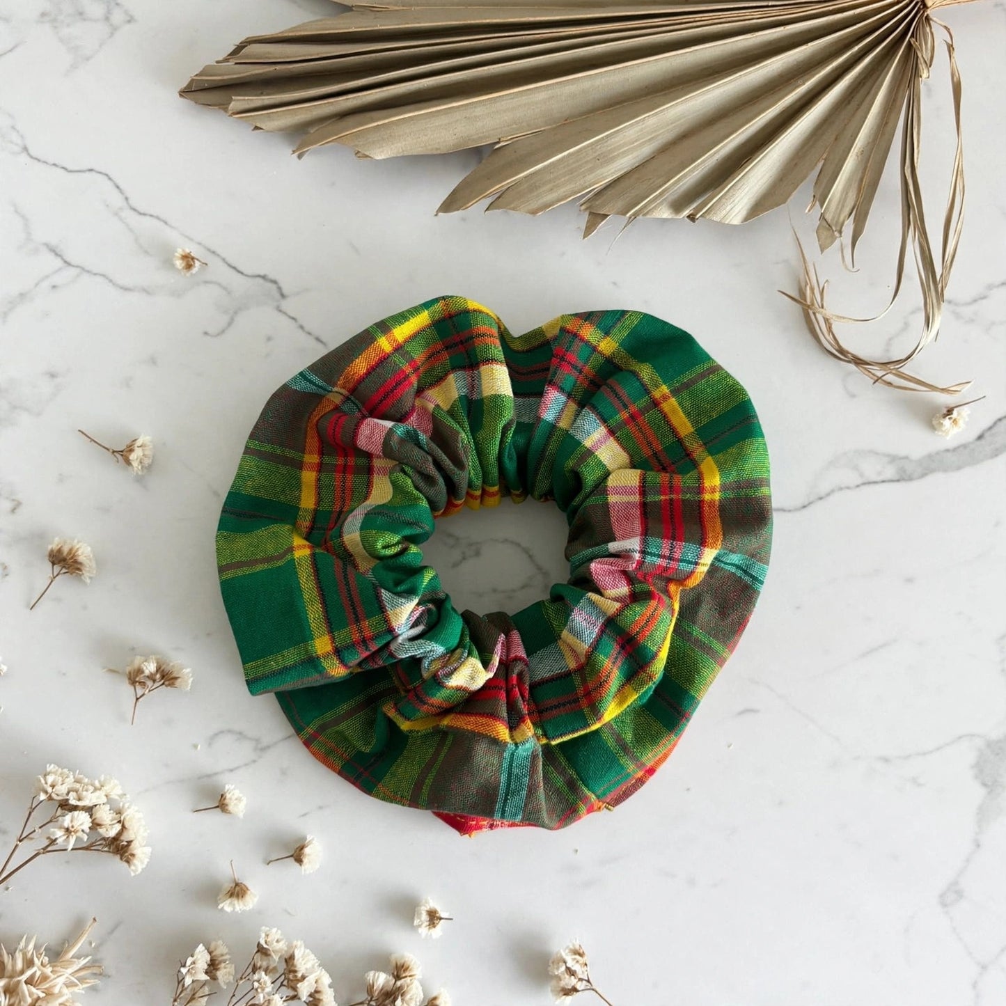 Chouchou/Scrunchie Madras Antillais Fait Main | LillyCreation