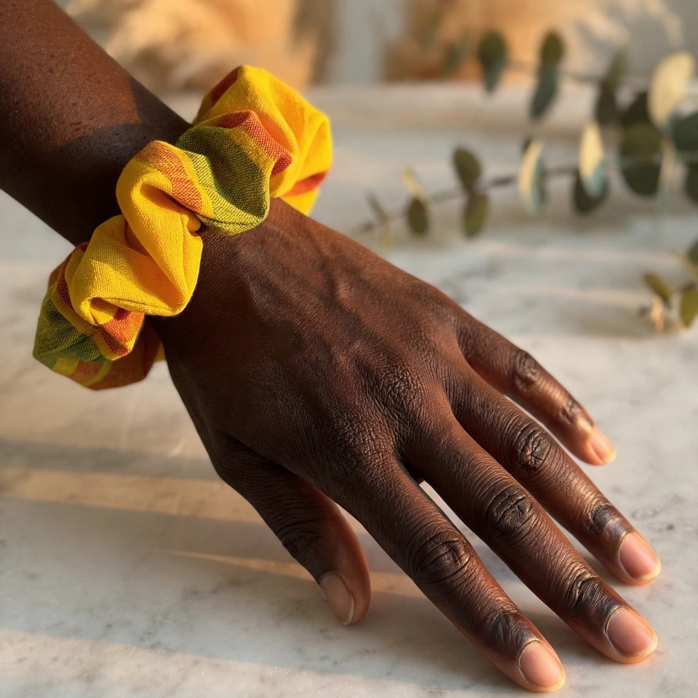 Chouchou/Scrunchie Madras Antillais Fait Main | LillyCreation