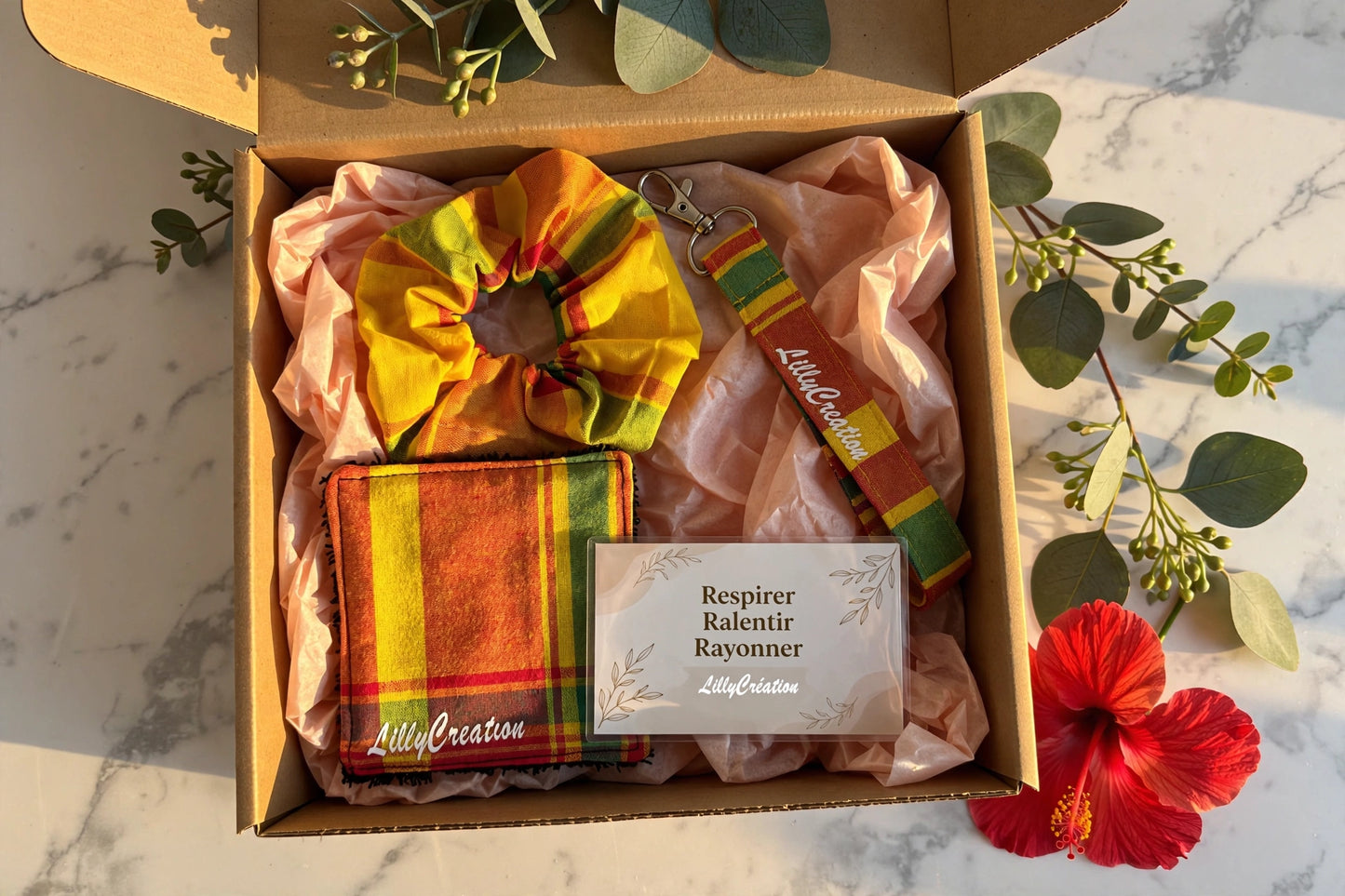 Box Découverte - Collection Rituel Madras Jaune - Édition Limitée