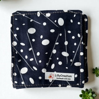 Lingettes réutilisables lavables en coton – Lot de 7