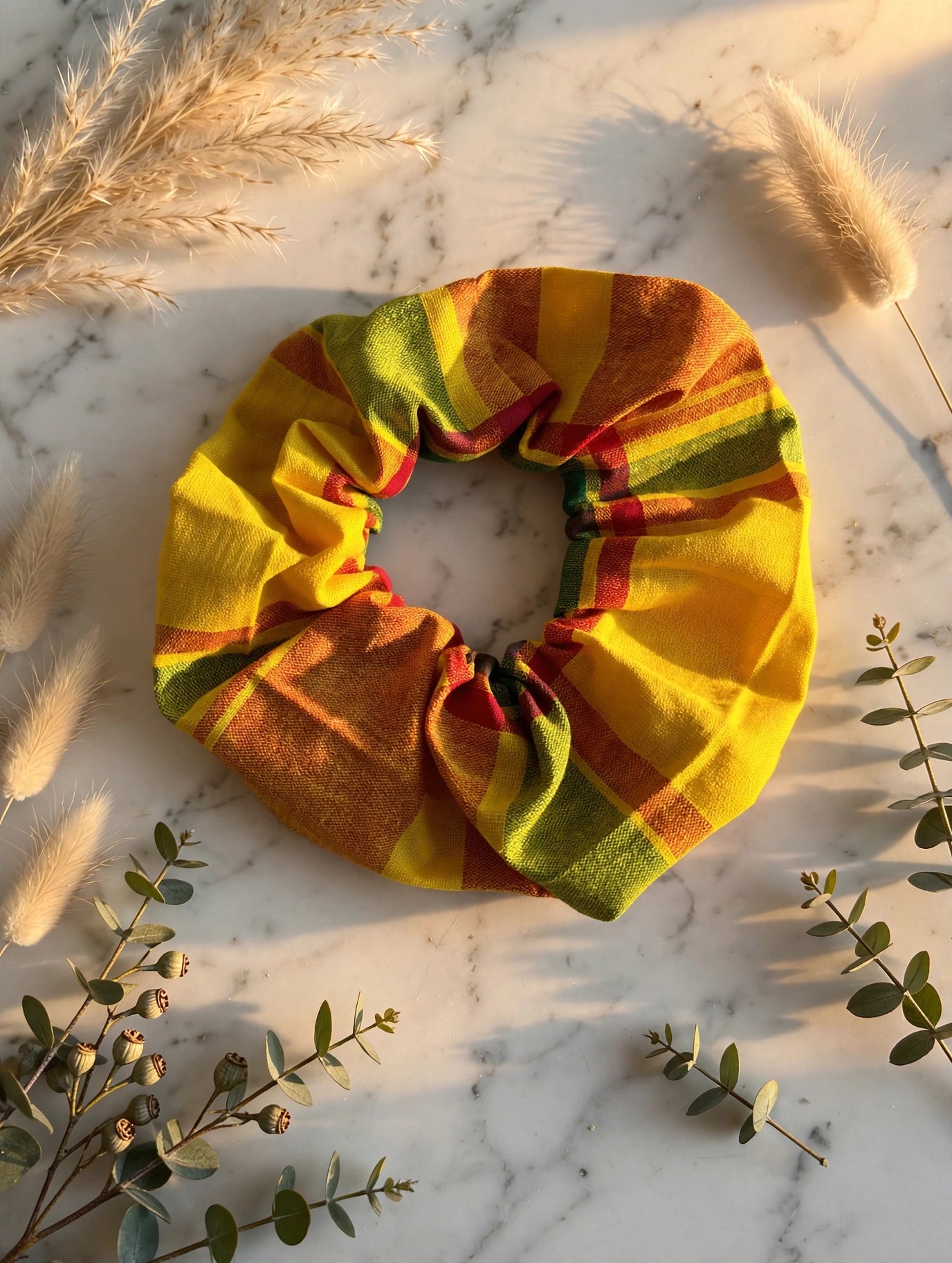 Box Rituel Bien-Être - Madras Jaune